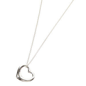 Tiffany Open Heart Necklace Silver